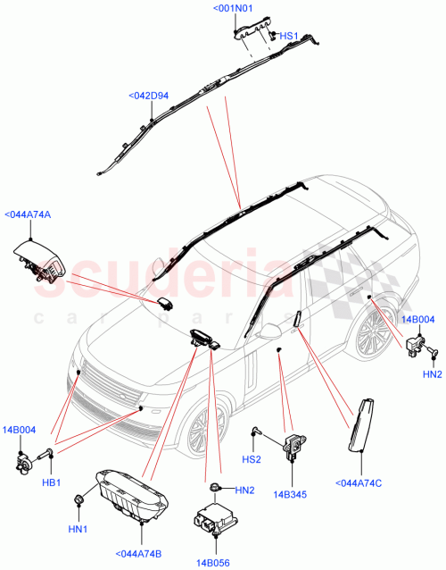 Part Diagram for Land Rover LR164983