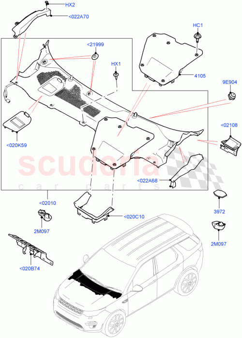Part Diagram for Land Rover LR074774