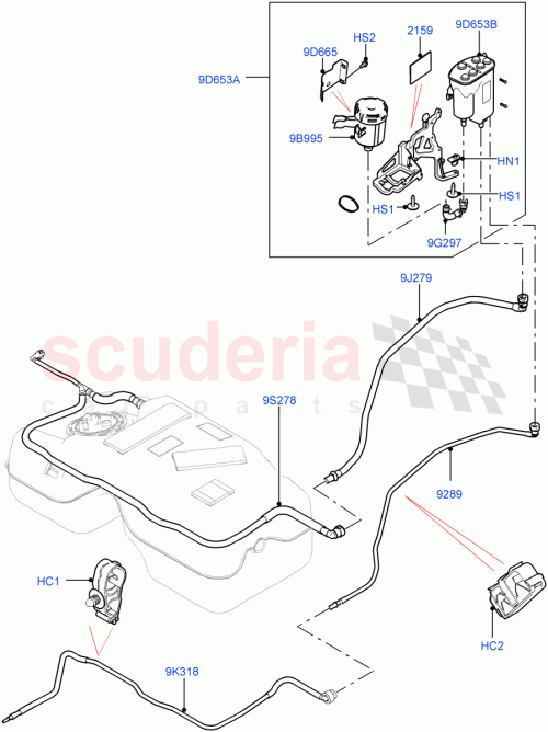 Part Diagram for Land Rover LR113604