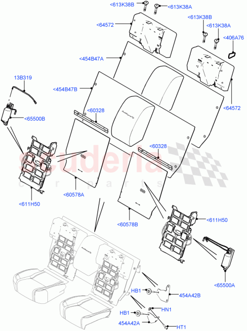 Part Diagram for Land Rover LR078327