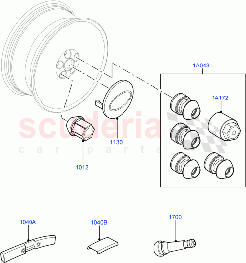 Part Diagram for Land Rover LR146849