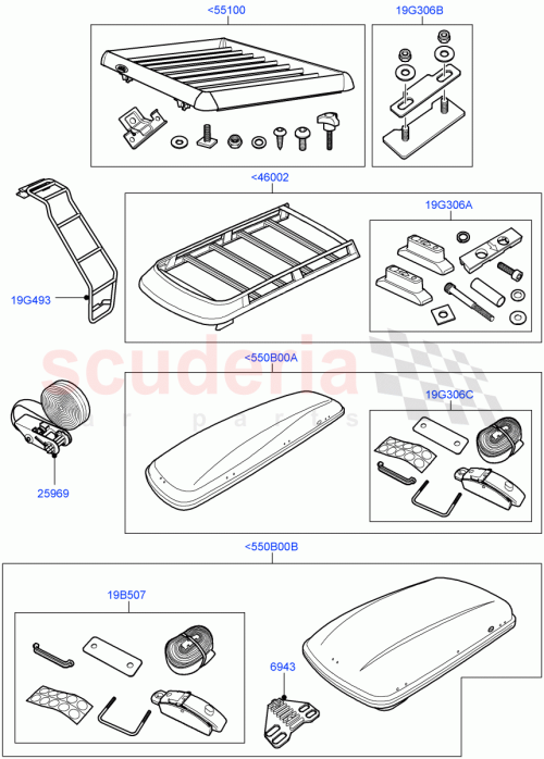 Part Diagram for Land Rover CAK500020