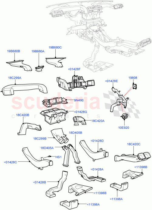 Part Diagram for Land Rover LR059060