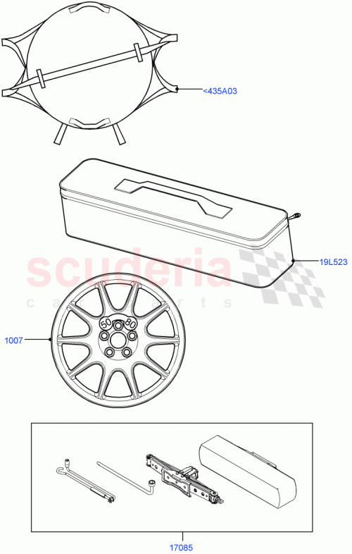 Part Diagram for Land Rover LR112404