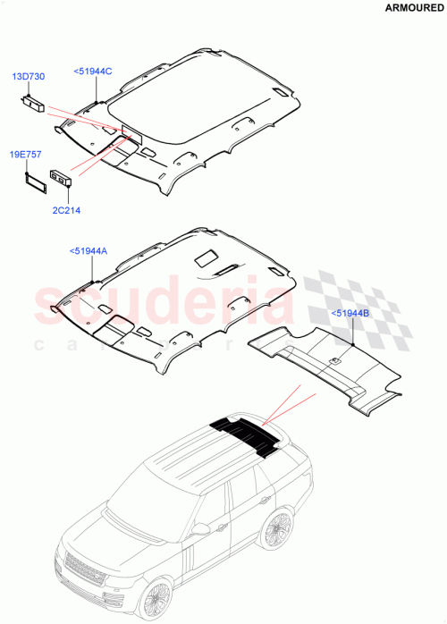 Part Diagram for Land Rover LR059904