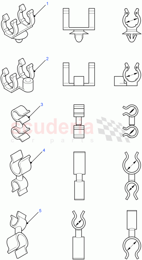 Part Diagram for Land Rover CLP8934