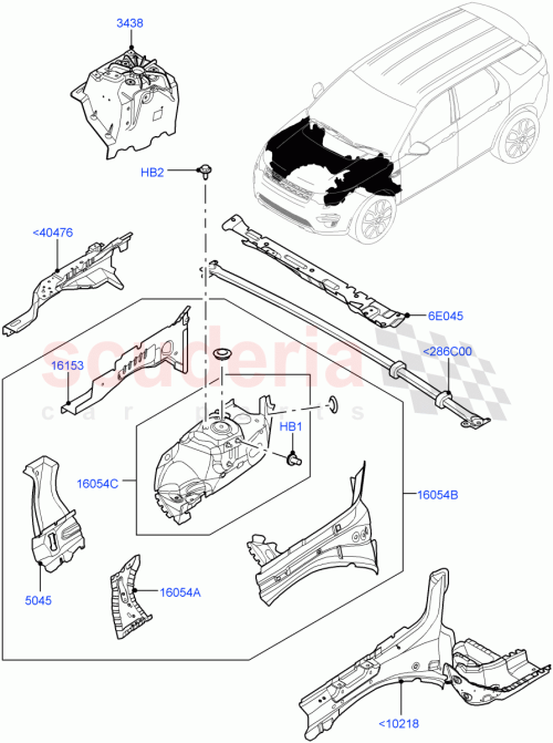 Part Diagram for Land Rover LR128467