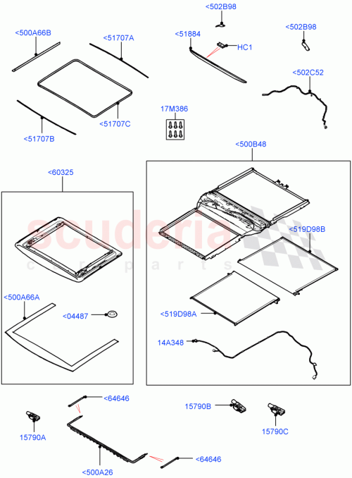 Part Diagram for Land Rover LR145231