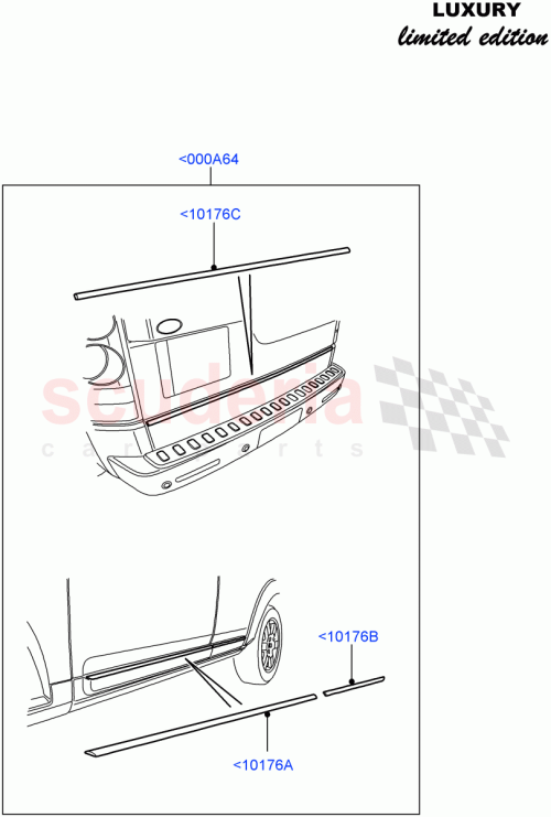 Part Diagram for Land Rover LR107295