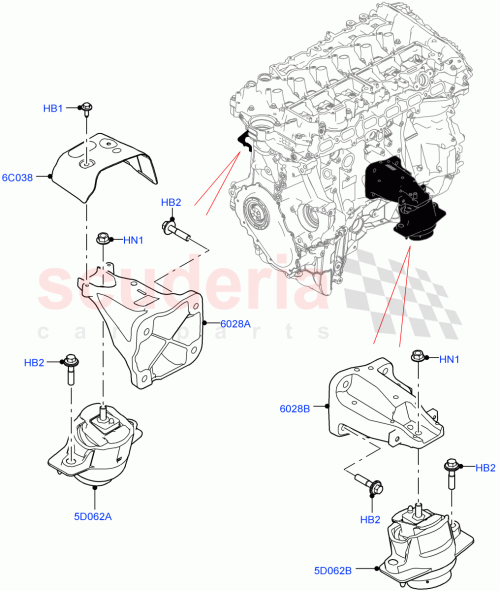 Part Diagram for Land Rover LR141395