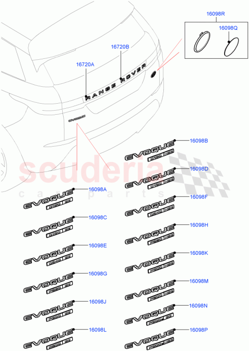 Part Diagram for Land Rover LR135501