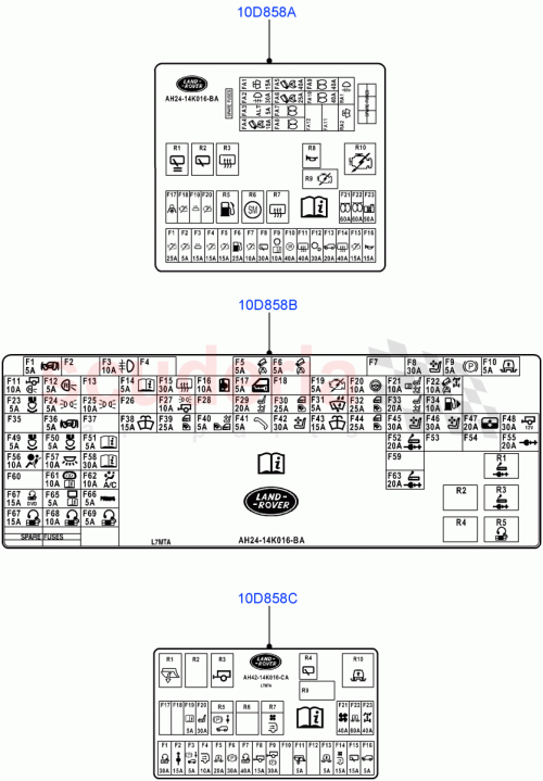 Part Diagram for Land Rover LR032795
