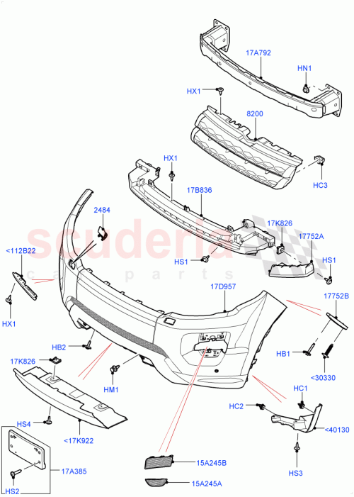 Part Diagram for Land Rover LR048689