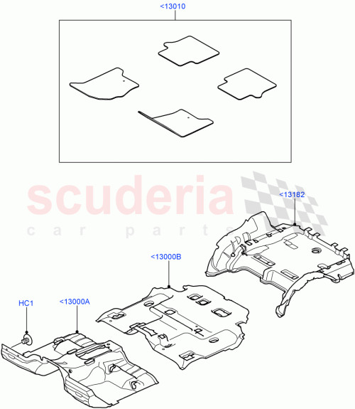Part Diagram for Land Rover EAE000113SMS