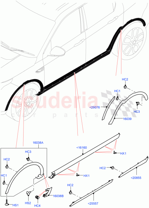 Part Diagram for Land Rover LR140447