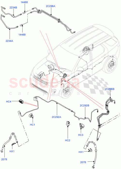 Part Diagram for Land Rover LR059121