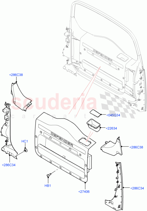 Part Diagram for Land Rover LR172828