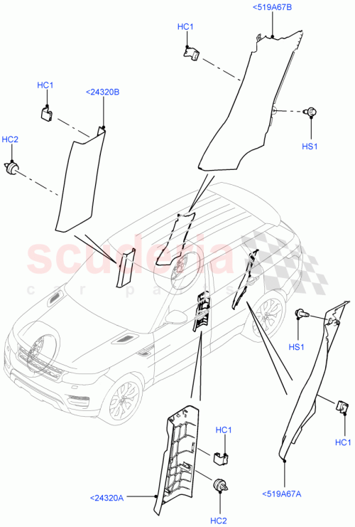 Part Diagram for Land Rover LR128878