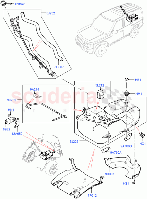 Part Diagram for Land Rover LR071353