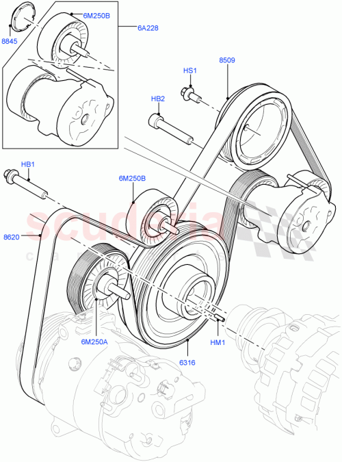 Part Diagram for Land Rover LR085468