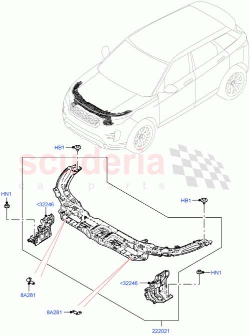 Part Diagram for Land Rover LR136952