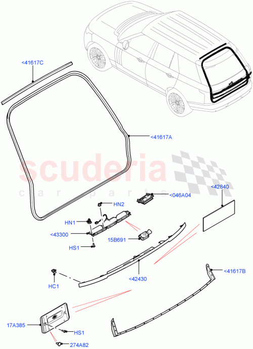 Part Diagram for Land Rover LR098111