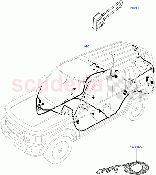 Part Diagram for Land Rover LR023966