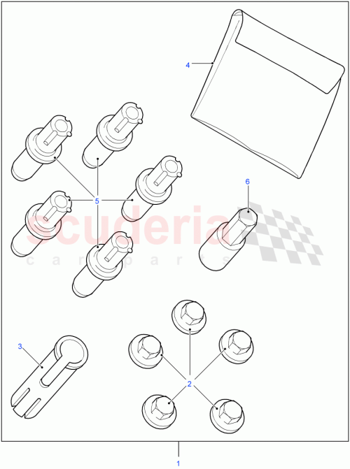 Part Diagram for Land Rover STC3418