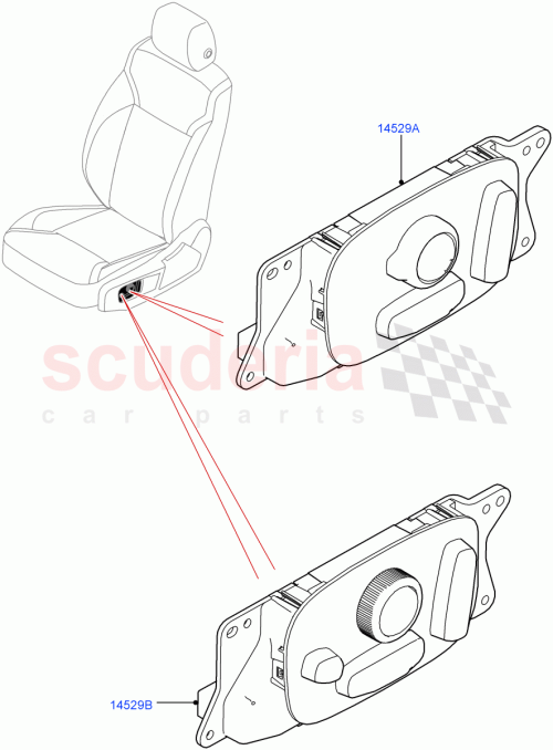 Part Diagram for Land Rover LR081334
