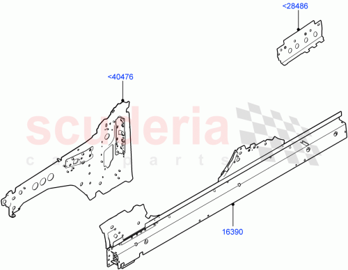 Part Diagram for Land Rover LR129809