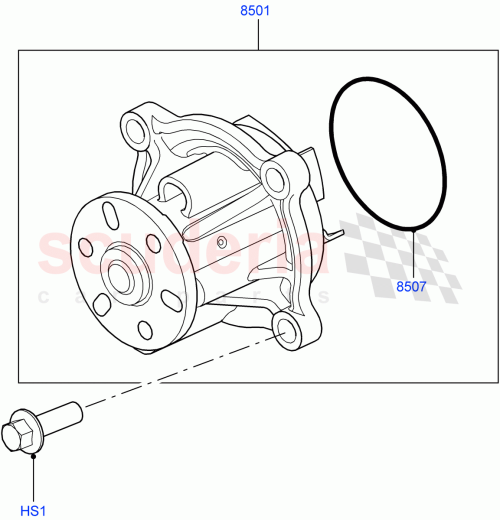 Part Diagram for Land Rover LR022688