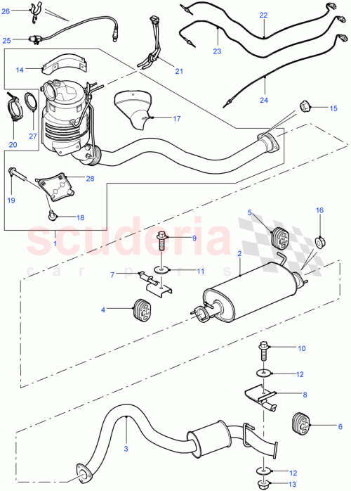 Part Diagram for Land Rover LR041316