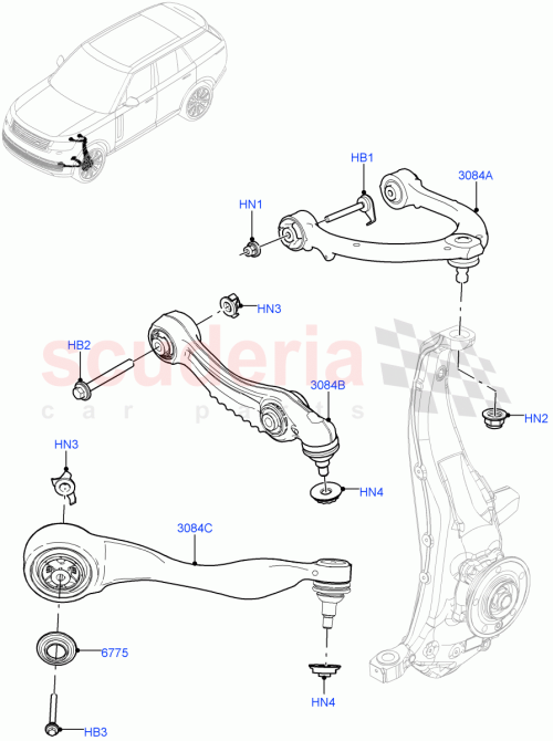 Part Diagram for Land Rover LR152748