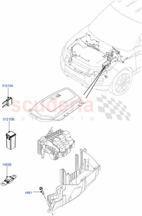 Part Diagram for Land Rover LR003745
