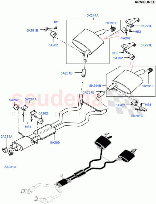 Part Diagram for Land Rover LR109026
