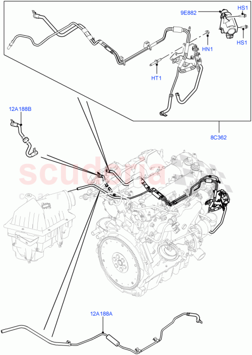 Part Diagram for Land Rover LR049825