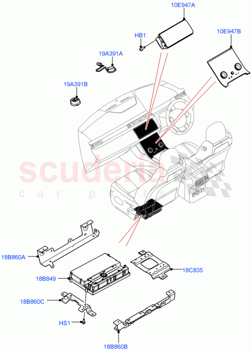 Part Diagram for Land Rover LR141129