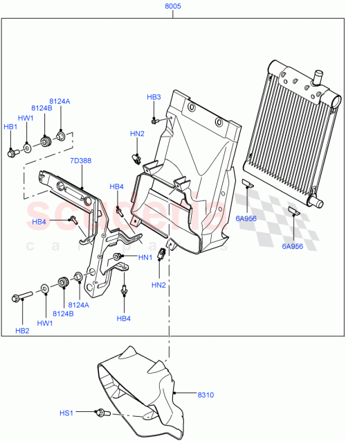 Part Diagram for Land Rover LR011981