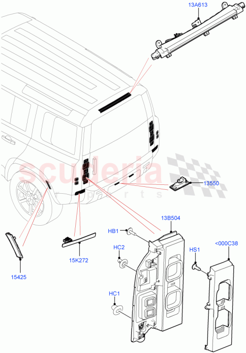 Part Diagram for Land Rover LR129790