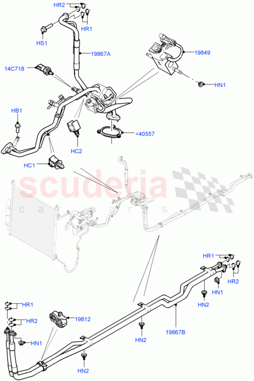 Part Diagram for Land Rover LR133558