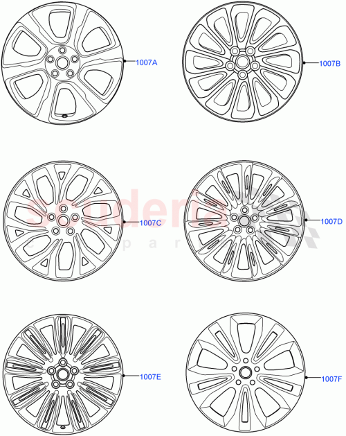 Part Diagram for Land Rover LR048829