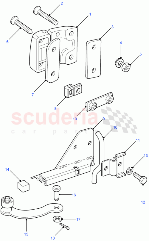Part Diagram for Land Rover MRC1980