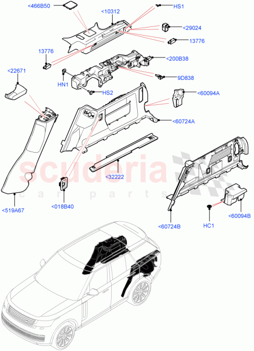 Part Diagram for Land Rover LR151296