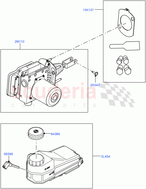 Part Diagram for Land Rover LR140305