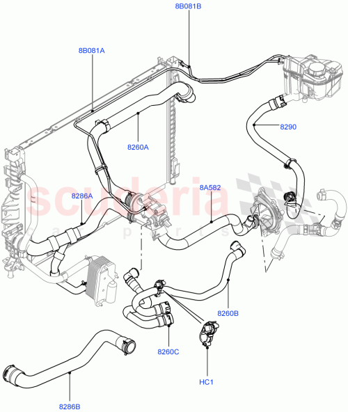 Part Diagram for Land Rover LR049635