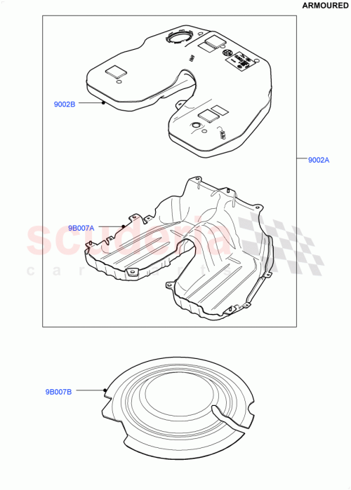 Part Diagram for Land Rover LR122303