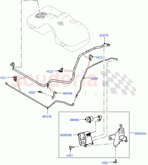 Part Diagram for Land Rover LR115807
