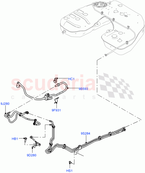 Part Diagram for Land Rover LR152901