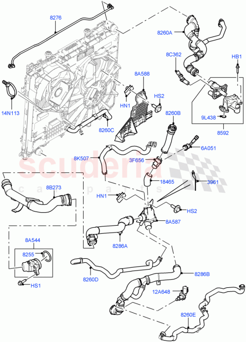 Part Diagram for Land Rover LR081659