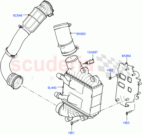 Part Diagram for Land Rover FB108106